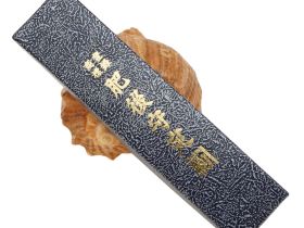 Складной нож Nagao Higonokami Ryubu - Dragon, 100мм, сталь Aogami, рукоять металл