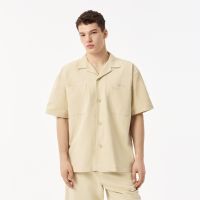 Мужская рубашка Lacoste из смеси хлопка и льна