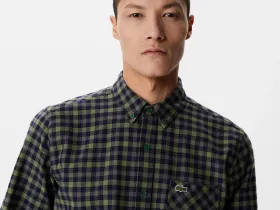 Мужская хлопковая рубашка Lacoste стандартного кроя