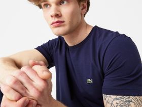 Мужская футболка Lacoste приталенного кроя