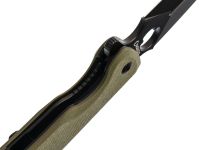 Складной нож Daggerr Arrow Olive DLC, сталь D2, рукоять G10