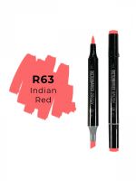 Маркер двухсторонний на спиртовой основе Sketchmarker Brush Цвет Индийсий красный