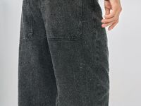 Свободные джинсы Baggy, Серый