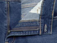 Прямые джинсы, Синий