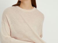 Оверсайз джемпер из мохера и шерсти