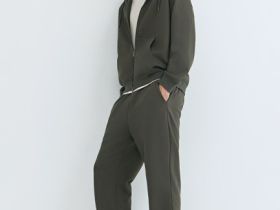 Базовые джоггеры из трикотажа, Зеленый