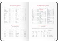 Ежедневник недатированный, кожзам OfficeSpace "Elastic band" A5 136 л