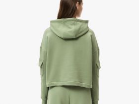 Женский хлопковый свитшот Lacoste