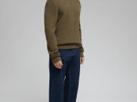 Джемпер с округлой горловиной прямого кроя