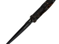 Туристический нож Кондор-Т, сталь D2, рукоять G-10 черный/оранжевый