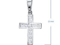 Подвеска из белого золота с бриллиантами э4001пд05163200