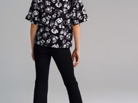 Брюки трикотажные для девочек