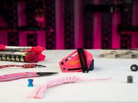 Туристический нож Hammy SW, сталь Niolox, рукоять G10, розовый, Kizlyar Supreme