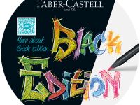 Набор карандашей цветных Faber-Castell "Black Edition" 12 цв., трехгран., черное дерево, картон