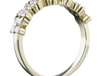 Кольцо из желтого золота с бриллиантами э0301кц07173700
