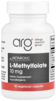 Metabolic Maintenance, L-метилфолат, 10 мг, 90 капсул