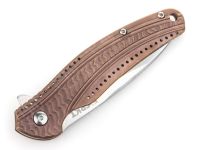 Складной нож CRKT Ripple Bronze, сталь Acuto 440, рукоять нержавеющая сталь 420J2