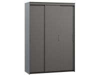 Шкаф-купе Тебар 3-150x220 Графитовый без зеркал