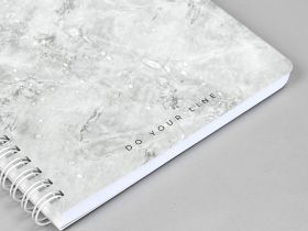 Планер ежедневник недатированный DoYourLine "Мрамор", А5, 166 страниц