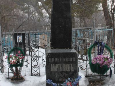 Могила Мартьянова Николая Михайловича – основателя Минусинского музея, много сделавшего для развития музейного дела в Сибири