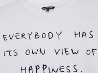 Футболка с принтом из хлопка