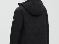 Утепленная куртка с поясом на кулиске