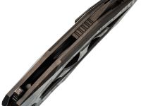 Складной нож TUOTOWN ONYX, стальTmax, рукоять Titanium black / carbon fiber