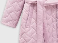 Пальто утепленное с поясом