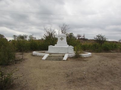 Памятник на месте гибели адмирала В.И. Истомина