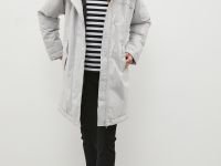 Утепленная парка с капюшоном