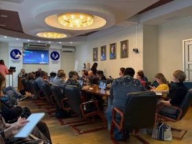 Секретарь СЖР Роман Серебряный принял участие в работе Научно-популярного фестиваля «Новый маршрут» в СКФУ