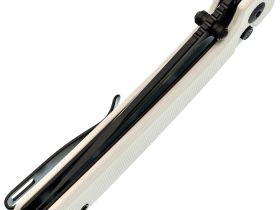 Складной нож Sencut Skelfin, сталь 9Cr18MoV, рукоять G10, белый