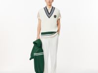 Мужское поло Lacoste в полоску