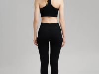 Спортивный топ из трикотажа в рубчик с антибактери