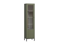 Витрина Трейвис 1-48x205 Оливковый