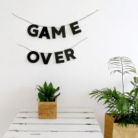 Гирлянда "GAME OVER"