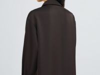 Сатиновая блузка, Коричневый