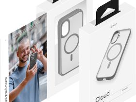 Клип-кейс uBear Cloud Mag для Apple iPhone 16 Серый