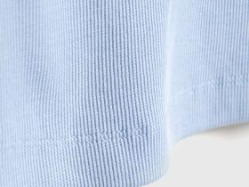 Майка в рубчик, Голубой