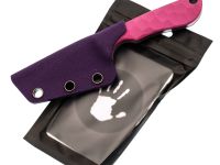 Фиксированный нож Exodus EDC Карма #4, сталь VG-10, рукоять G10, розовый