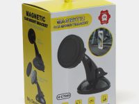 Автомобильный держатель Magnetic H-CT045 для смартфона магнитный на приборную панель/лобовое стекло на присоске (черный)