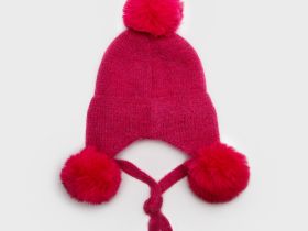 Шапка трикотажная для девочек