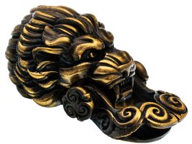 Замок для браслета из паракорда "Скифский Лев", латунь