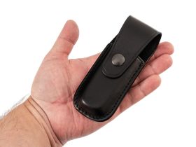 Чехол для складного ножа на пояс, 120 мм, кнопка