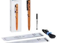 Тактическая ручка с фонарем Olight Open 3 Orange, оранжевый алюминий