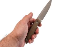 Фиксированный нож Град Горький Оса, сталь AUS-10Co, рукоять G10, песочный