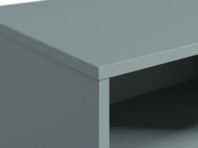 Комод Анджи 60x91 Серо-зеленый