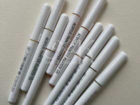 Набор маркеров акриловые Languo, 9 цветов, желтые теплые оттенки