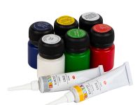 Набор красок по стеклу и керамике "Decola" 5 цв*20 мл +2 контура+разбавитель