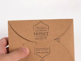 Набор открыток Малевичъ "Monet" Fin, А6 20 л 300 г, 100% хлопок